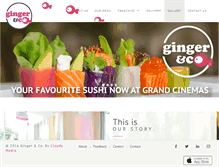 Tablet Screenshot of gingernco.com